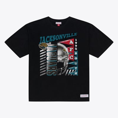 Jacksonville Jaguars Mitchell & Ness Core Essentials Street Graphic T-Shirt - Black
