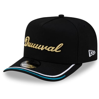 Jacksonville Jaguars New Era 2026 Rivalries Collection Fan Pack A-Frame 9FIFTY Snapback Hat - Black