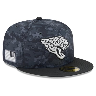 Jacksonville Jaguars New Era 2026 Salute To Service 59FIFTY Fitted Hat - Black