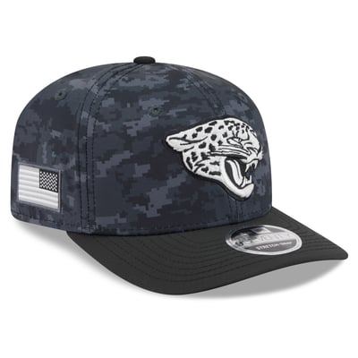 Jacksonville Jaguars New Era 2026 Salute To Service 9SEVENTY Adjustable Hat - Black