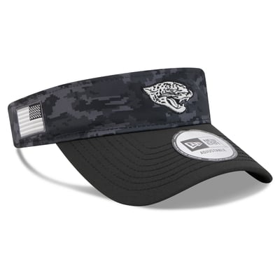 Jacksonville Jaguars New Era 2026 Salute To Service Adjustable Visor - Black