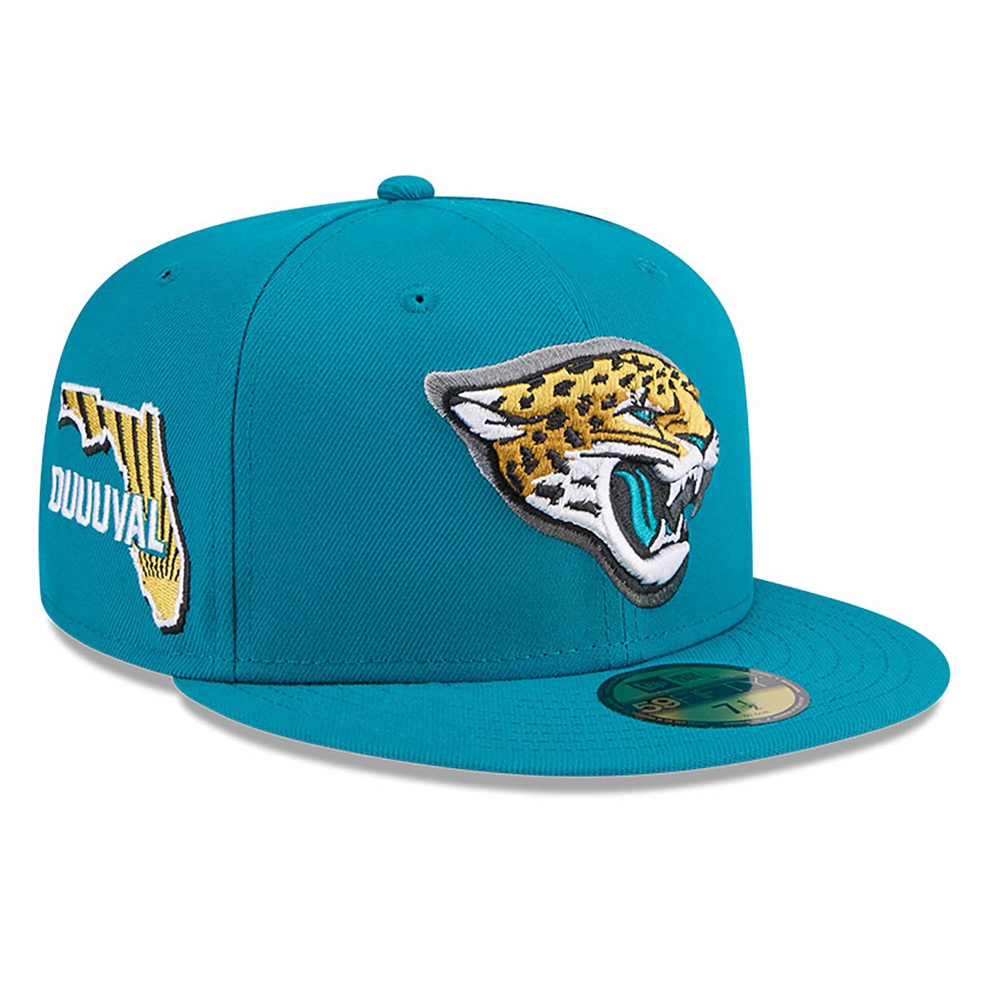 Jacksonville Jaguars Feather Team Hat Jacksonville Jaguars 2026 Draft 9SEVENTY Stretch-Snap Hat  main image 2