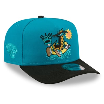 Jacksonville Jaguars New Era Cartoon A-Frame 9FIFTY Snapback - Teal
