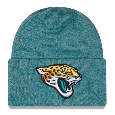 Jacksonville Jaguars New Era Marled Cuffed Knit Hat - Teal