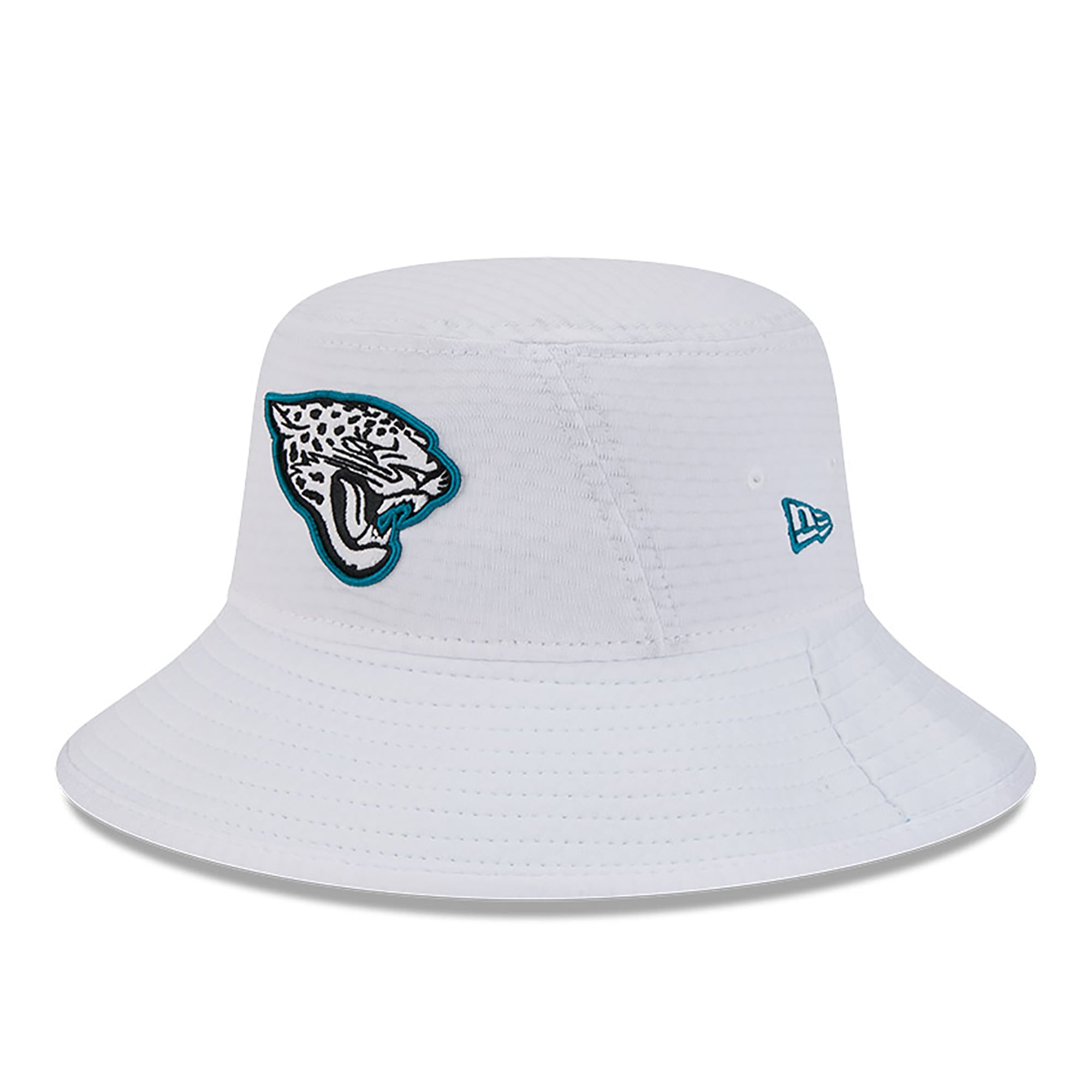 Men\'s Jacksonville Jaguars New Era White 2024 NFL Training Camp Bucket Hat NEW New Era Men main image 4