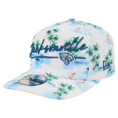  Jacksonville Jaguars New Era Aloha 19TWENTY Adjustable Hat - White