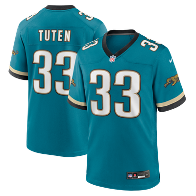 Bhayshul Tuten Jacksonville Jaguars Nike Alternate 2 Game Jersey - Teal