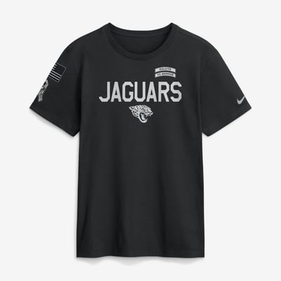  Jacksonville Jaguars Nike 2026 Salute to Service Sideline Dri-FIT T-Shirt - Black