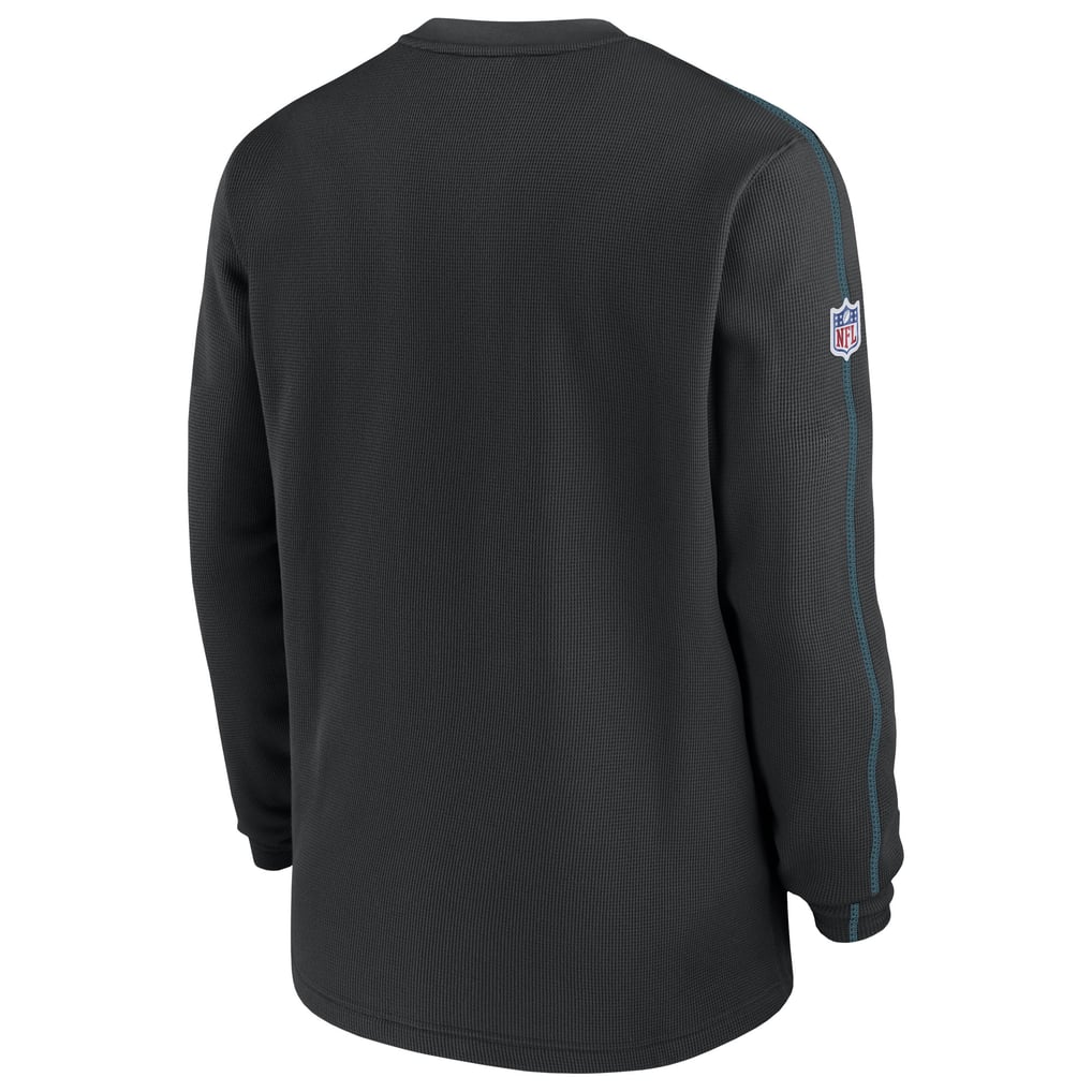 Men's Jacksonville Jaguars Nike Black Alternate Logo Coach Long Sleeve Top
