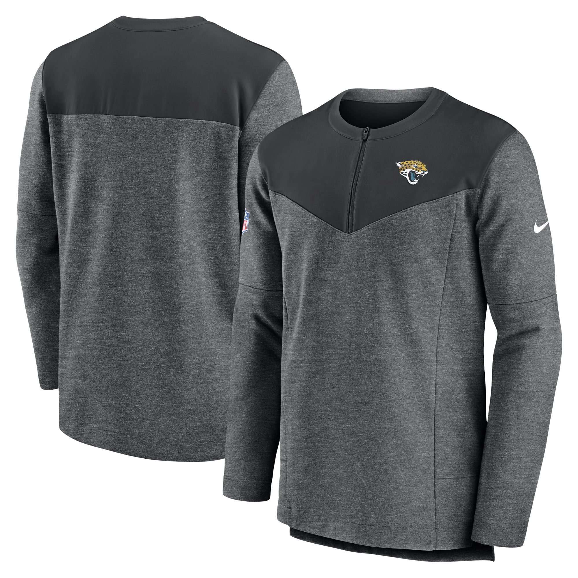 Jacksonville Jaguars Nike Sideline Lockup Performance Quarter-Zip