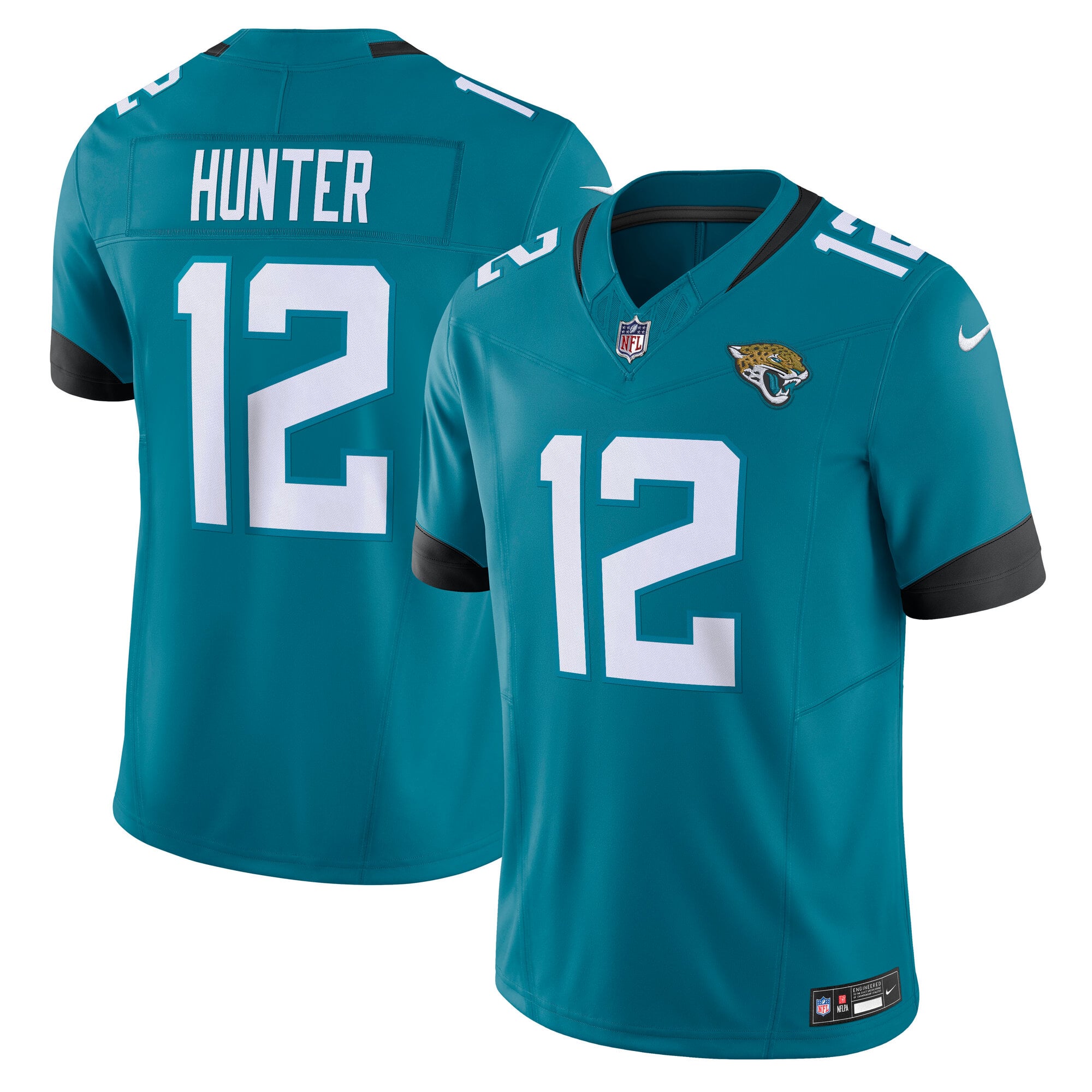 Code 1 Performance Nj Men's Nike Travis Hunter Teal Jacksonville Jaguars Team Limited Jersey