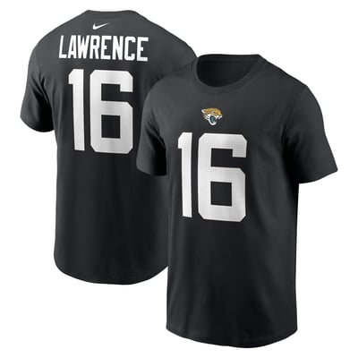 Trevor Lawrence Jacksonville Jaguars Nike Name & Number T-Shirt - Black