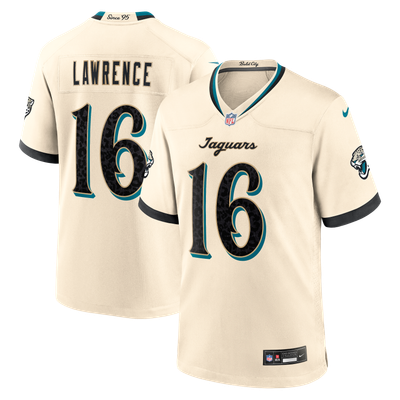 Trevor Lawrence Jacksonville Jaguars Nike 2026 Rivalries Collection Game Jersey - Natural