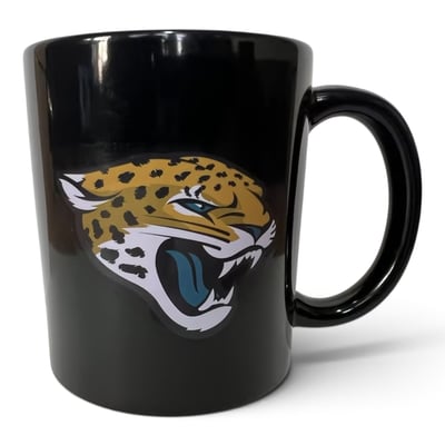 Jacksonville Jaguars Pegasus 11oz. Team Logo Ceramic Mug