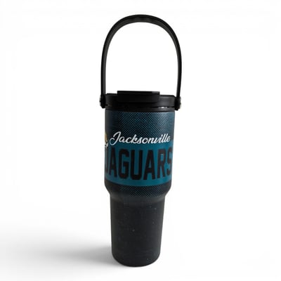 Jacksonville Jaguars Pegasus 24oz. Speckled Gradient Stainless Steel Dual Top Water Bottle