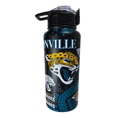 Jacksonville Jaguars Pegasus 32oz Stainless Steel ProPress Water Bottle