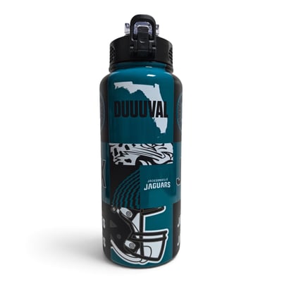 Jacksonville Jaguars Pegasus 32oz Stainless Steel ProPress Water Bottle