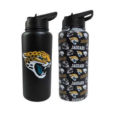 Jacksonville Jaguars Pegasus Game Day Duo 41oz. Stainless Steel Water Bottle Set