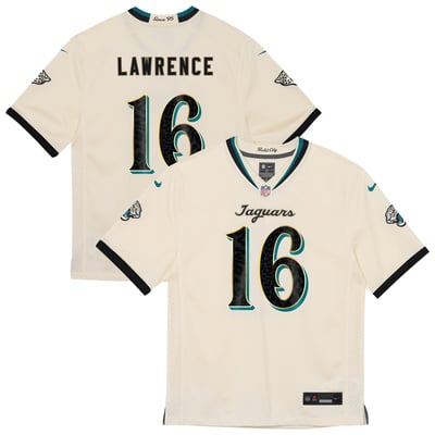 Trevor Lawrence Jacksonville Jaguars Nike Preschool 2026 Rivalries Collection Game Jersey - Natural