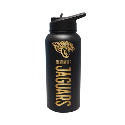 Jacksonville Jaguars The Memory Company 32oz. Stainless Steel Gold Lettering Tumbler