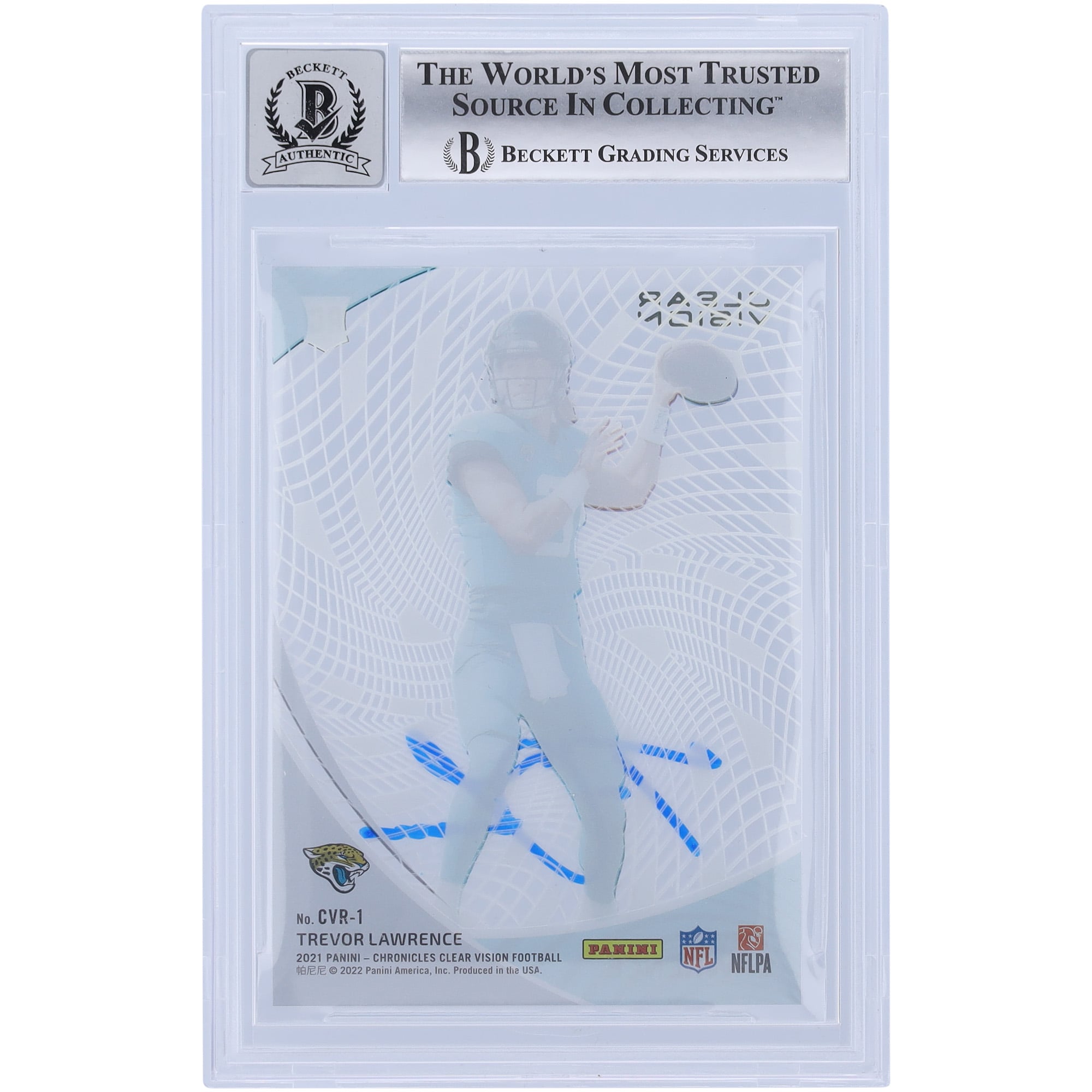 Trevor Lawrence Jacksonville Jaguars Autographed 2021 Panini