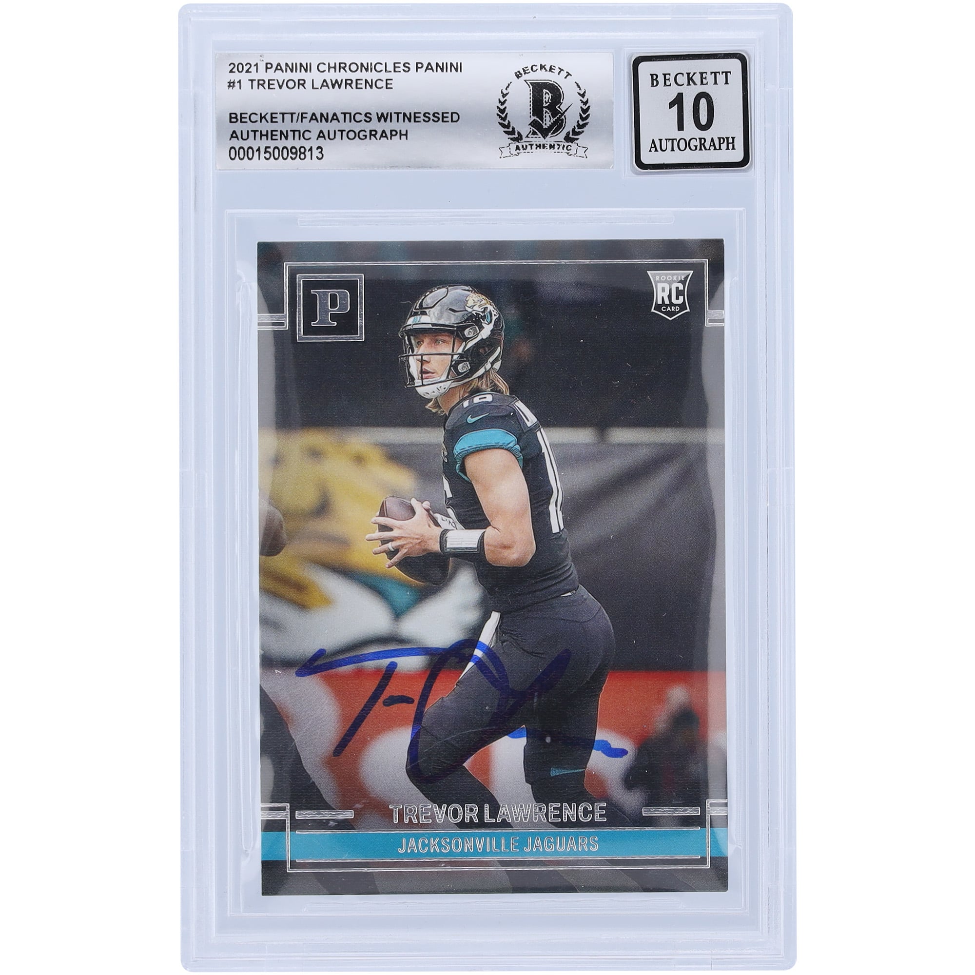 Trevor Lawrence Jacksonville Jaguars Autographed 2021 Panini
