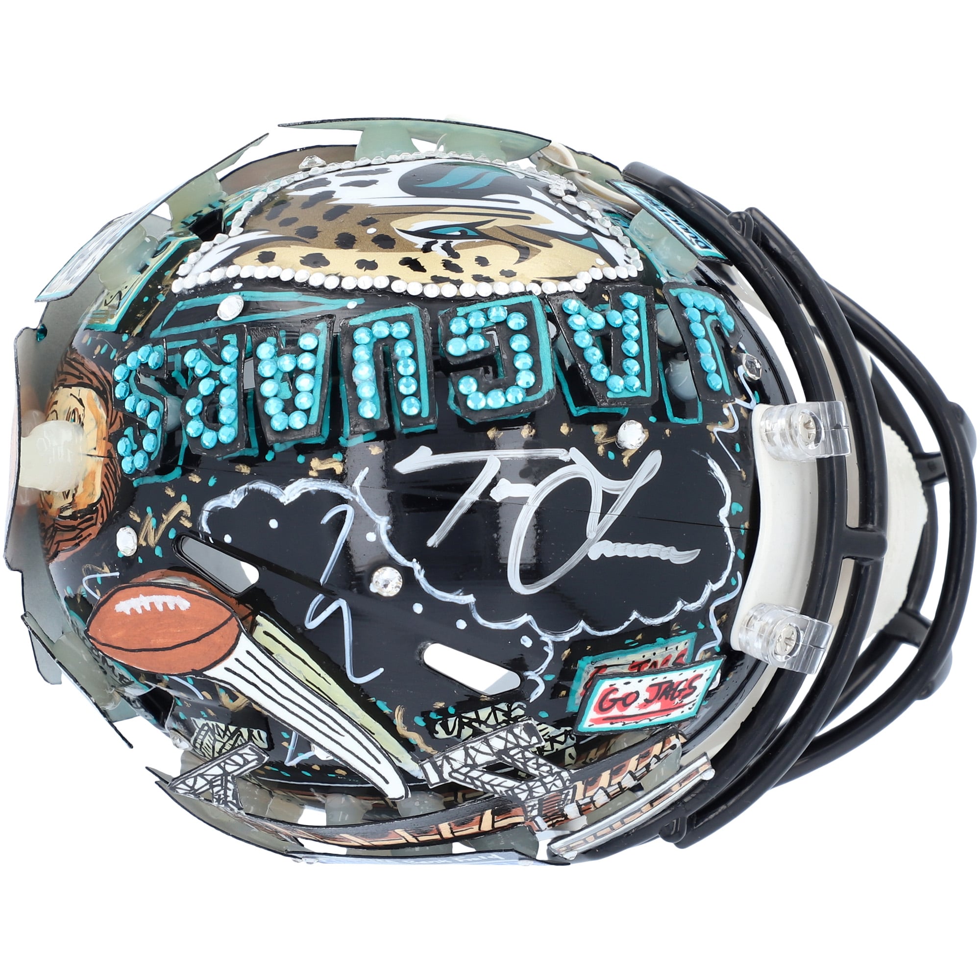 Trevor Lawrence Jacksonville Jaguars Autographed Mini Helmet