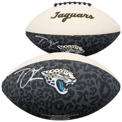 Trevor Lawrence Jacksonville Jaguars Autographed Fanatics Authentic Wilson Rivalry Junior Football 