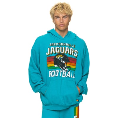 Jacksonville Jaguars Aviator Nation Unisex Relaxed Tri-Blend Hoodie - Teal