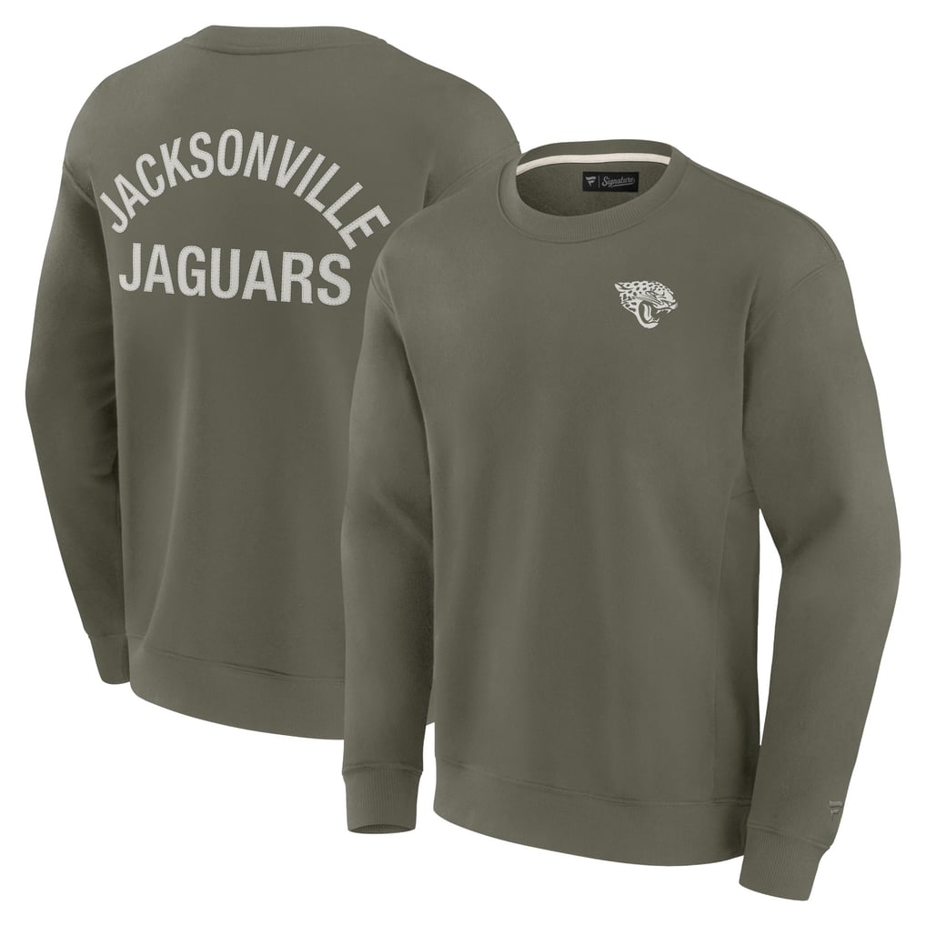 Jacksonville Jaguars Fanatics Unisex Elements Super Soft Pullover Sweatshirt - Olive