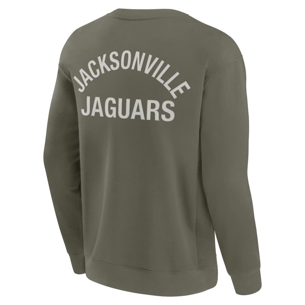 Jacksonville Jaguars Fanatics Unisex Elements Super Soft Pullover Sweatshirt - Olive