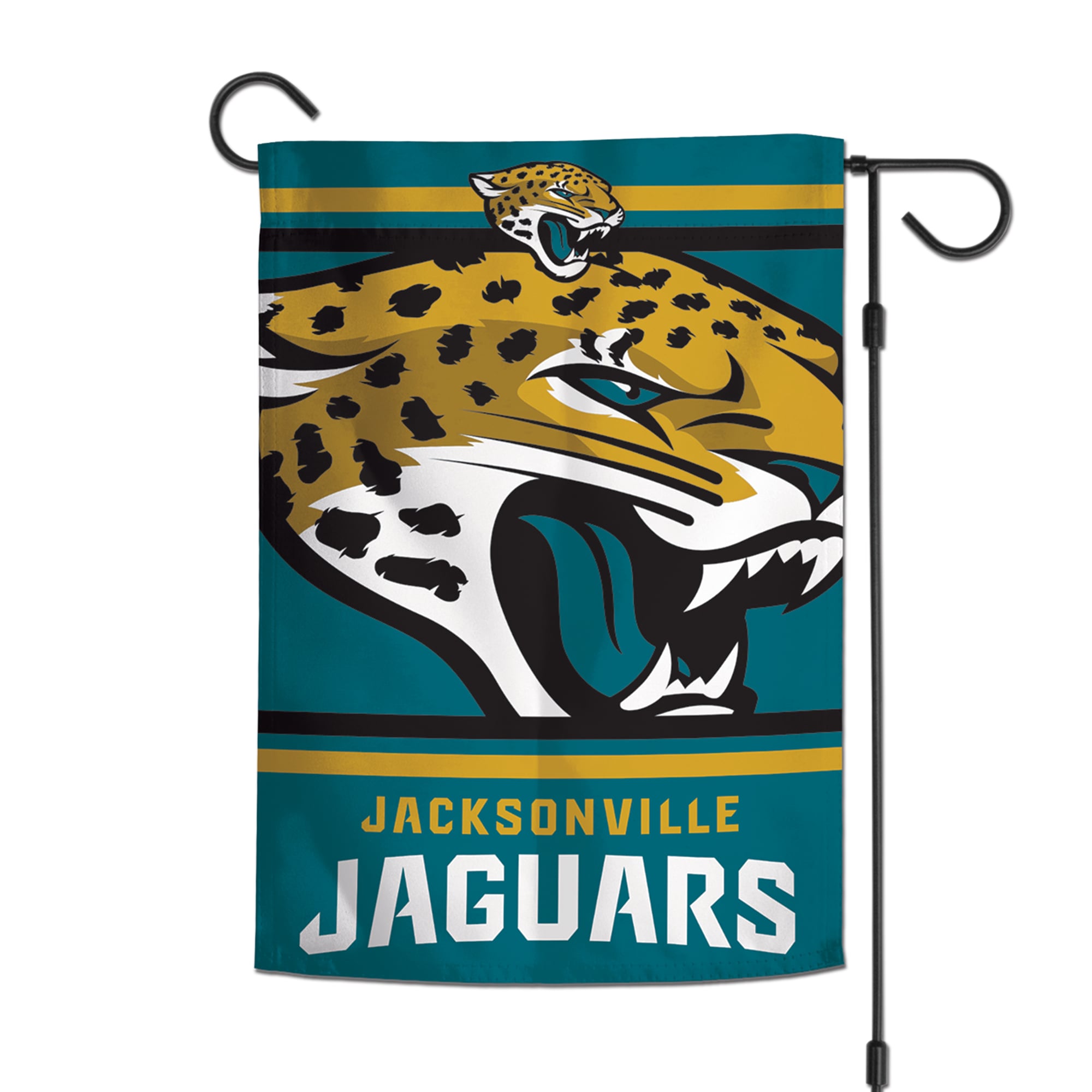 WinCraft Jacksonville Jaguars Team 2-Sided 12'' x 18'' Garden Flag