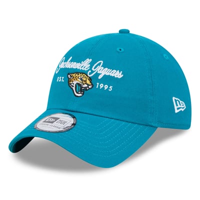 Jacksonville Jaguars New Era Women's Script Casual Classic Adjustable Hat - Teal
