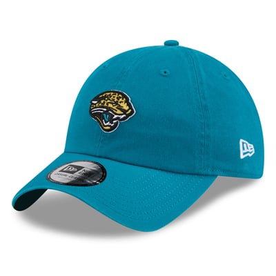 Jacksonville Jaguars New Era Women's Throwback Casual Classic Adjustable Hat - Teal