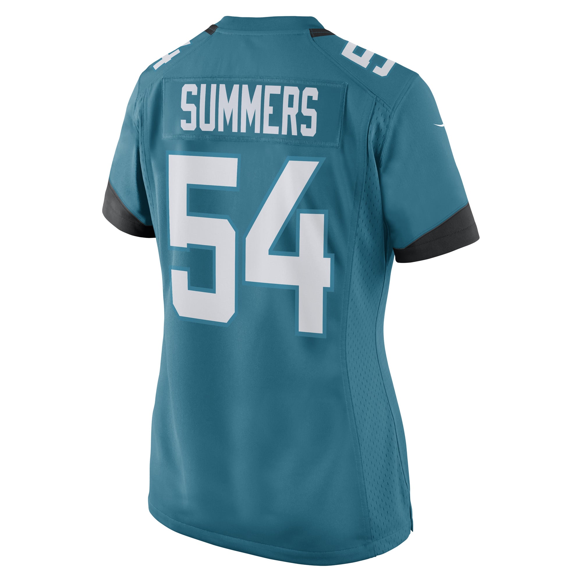 Women's Jacksonville Jaguars Ty Summers Nike Teal Game Player Jersey
