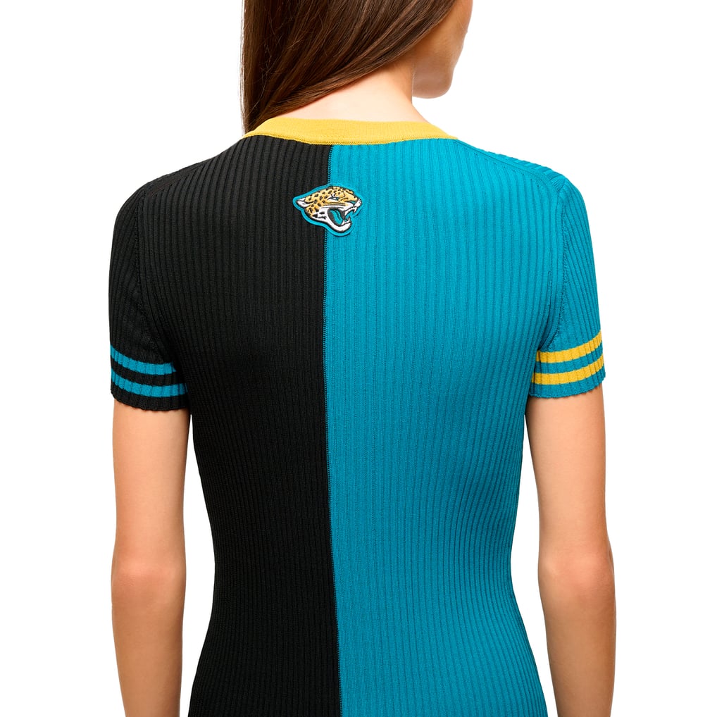 jaguars jersey dress STAUD, The STAUD Nfl Colleen in Jaguars, Size XL Cheerleading