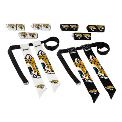 Jacksonville Jaguars Franklin Sports Youth NFL Flag Football Set