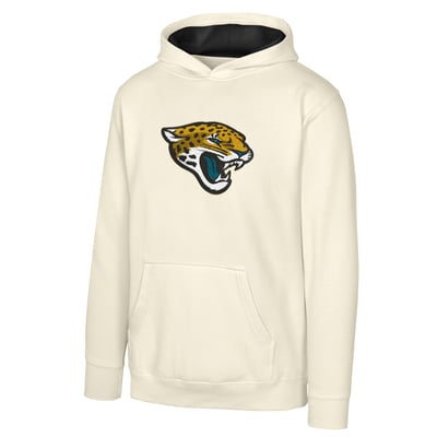 Jacksonville Jaguars Outerstuff Youth Prime Pullover Hoodie - Natural