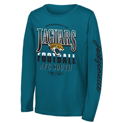 Jacksonville Jaguars Outerstuff Youth Real Ones Long Sleeve T-Shirt - Teal