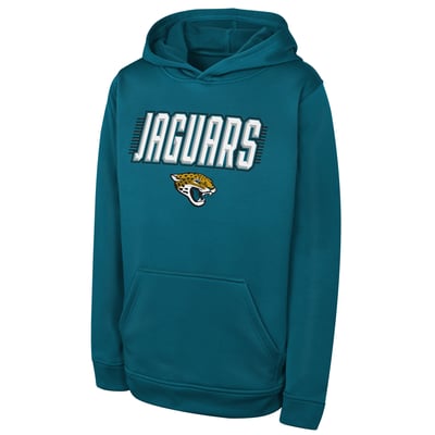 Jacksonville Jaguars Outerstuff Youth Sack Party Performance Hoodie - Teal
