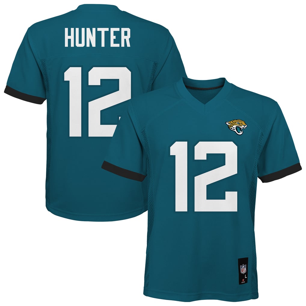 Youth Jacksonville Jaguars Travis Hunter Teal Replica Jersey
