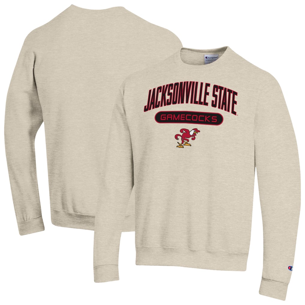 Jacksonville State Gamecocks Champion Eco Powerblend Pullover Sweatshirt - Oatmeal