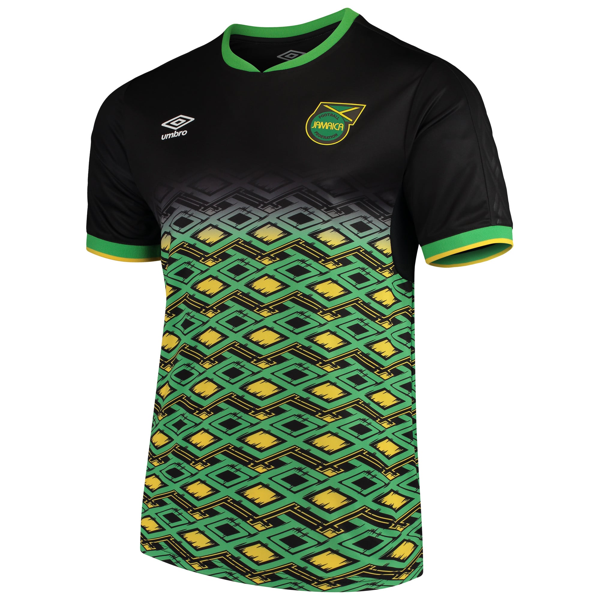 Jamaica Soccer Umbro 2018 Away Jersey - Black