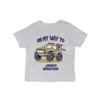 James Madison Dukes Vive La Fete Infant On My Way T-Shirt - Gray