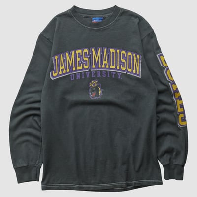 James Madison Dukes Champion 2000s Long Sleeve T-shirt - Black - XS by Fanatics Real Vintage