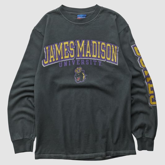 James Madison Dukes Champion 2000s Long Sleeve T-shirt - Black - XS by Fanatics Real Vintage