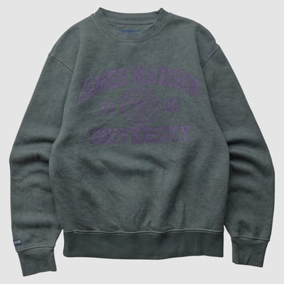 James Madison Dukes Jansport 2000s Pullover Sweatshirt - Charcoal - S by Fanatics Real Vintage