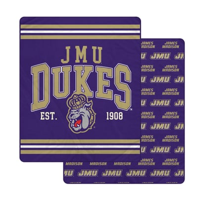 James Madison Dukes Pegasus Legacy Arch Double-Sided 60" x 70" Blanket