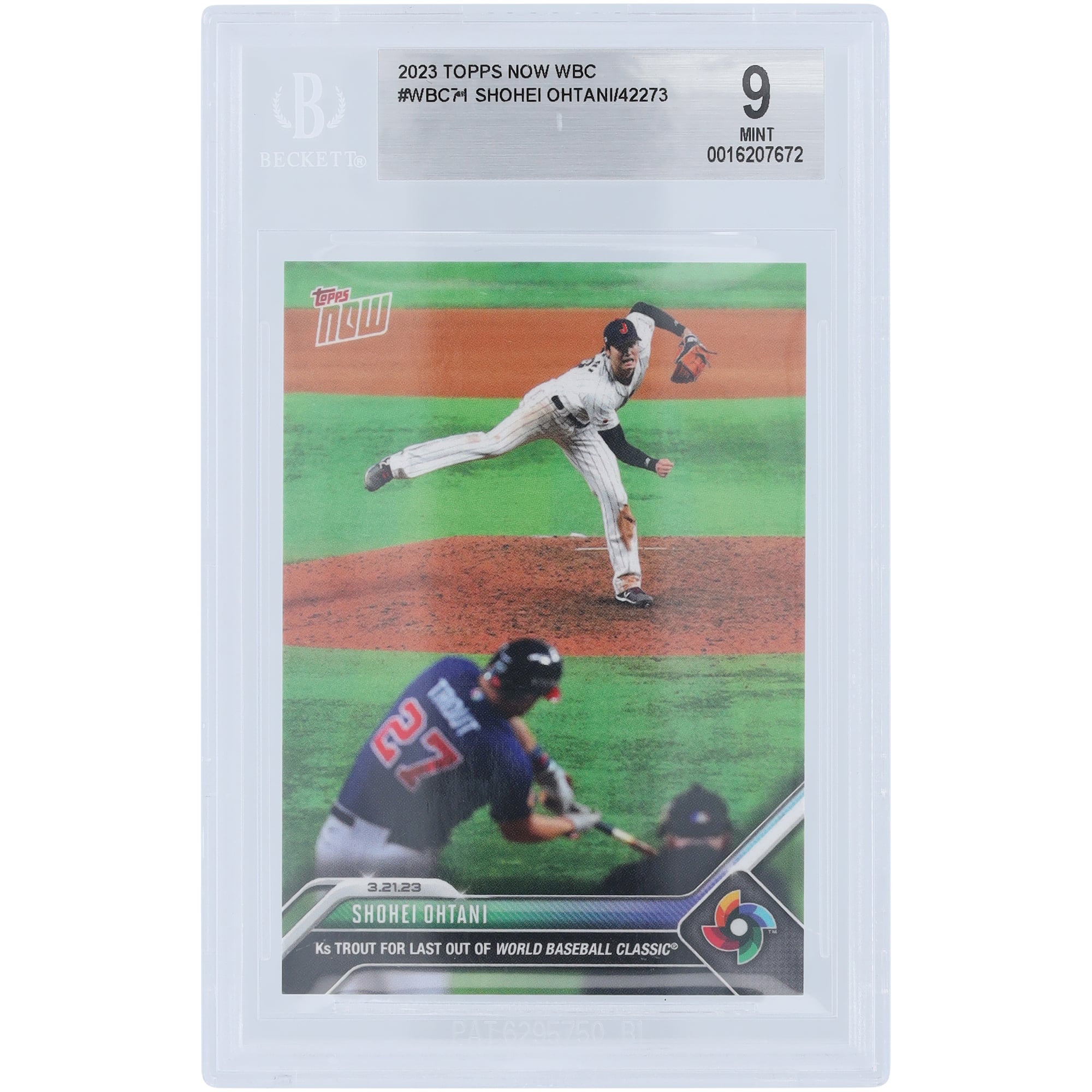 2023 Topps Now WBC 大谷翔平 71 PSA10 | TOINETTE.COM