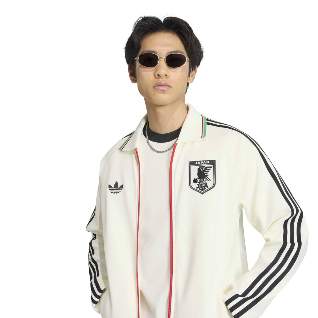 Japan National Team adidas 2026 Away Full-Zip Anthem Jacket - White